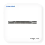 **Image Alt Text:** Cisco Catalyst C9200L-48P-4G-E 48-Port PoE+ Network Switch **Image Title:** Cisco Catalyst C9200L-48P-4G-E Powerful PoE+ Switch **Image Caption:** Cisco Catalyst C9200L-48P-4G-E enterprise switch with 48 Gigabit PoE+ ports and 4 Gigabit uplinks. **Image Description:** The Cisco Catalyst C9200L-48P-4G-E is an enterprise-grade managed network switch featuring 48 Gigabit Ethernet PoE+ ports, 4 fixed 1G uplinks, and 104 Gbps switching capacity. Designed for business networks, offices, and branch deployments.