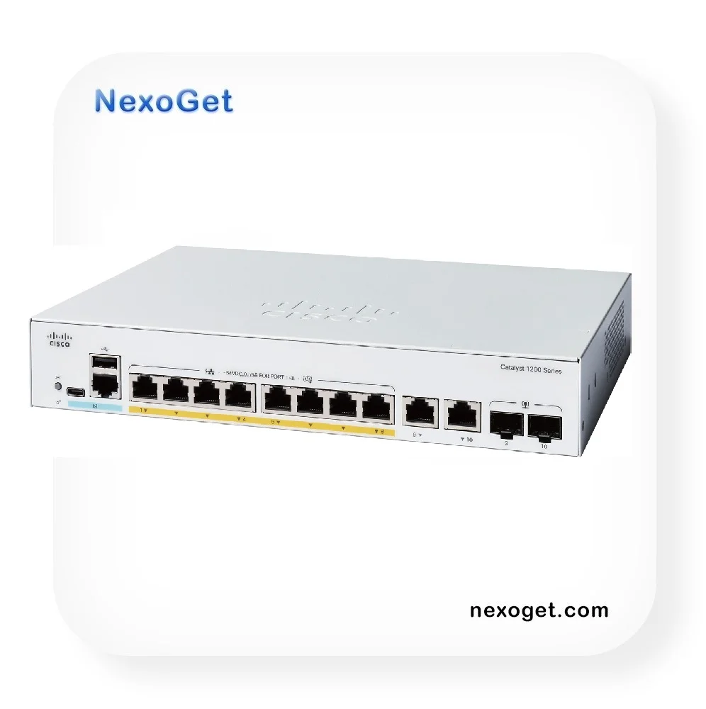 Cisco C1200-8FP-2G 8-Port Gigabit PoE+ Switch
