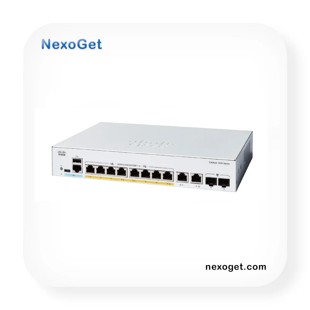 Cisco Catalyst C1200-8T-E-2G Managed Switch